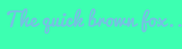 Image with Font Color 74C2E1 and Background Color 3DFFB1